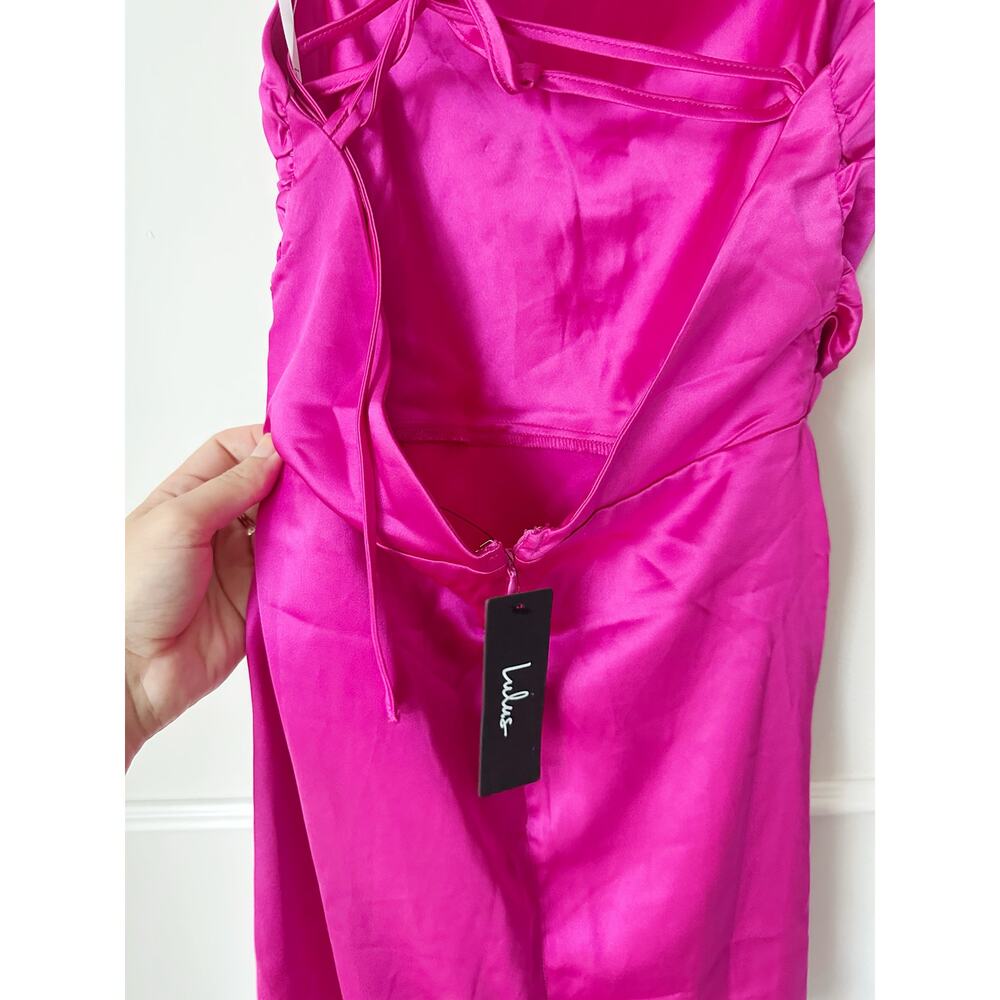 NWT Lulu's hot pink cocktail dress size XS - Picture 7 of 15